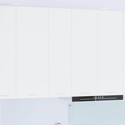 vidaXL Висящ шкаф със съхранение Бяло 30 x 31 x 100 см Инженерно дърво (884330)