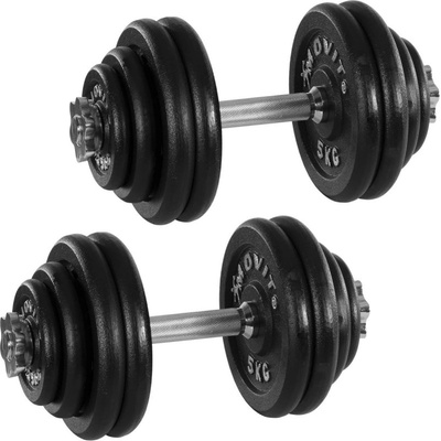 MOVIT Sada liatinových činiek 2x 30 kg