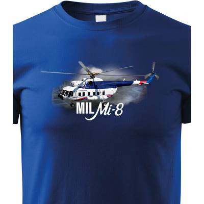 Dětské tričko Mil Mi-8 ModráCanvas Dětské tričko Bezvatriko.cz 3242