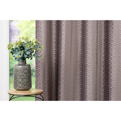 Mendola Fabrics Hnědý závěs 140x260 cm Casal – Mendola Fabrics