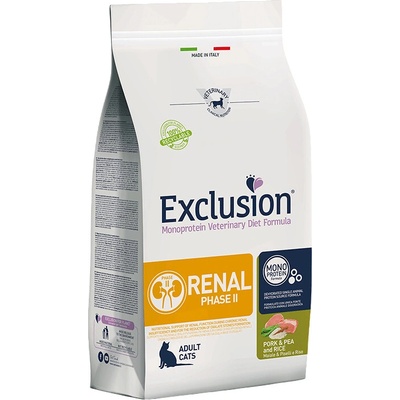 EXCLUSION CREP201 RENAL PHASE 2 bravčové hrach ryža 1,5 kg