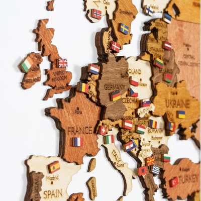 Dřevěné vlaječky států světa Extra vlajky (74) – Zboží Dáma