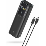 CUKTECH Външна батерия Power Bank PB100P (CKPB100PGLBL) - с Type-C кабел, Дисплей, USB-C, USB, 150W, 10000mAh, Бързо самозареждане - Cuktech - Черен