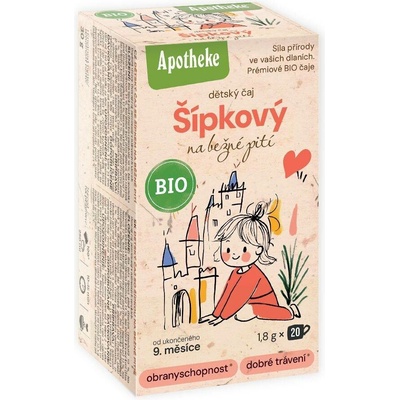 Apotheke BIO Šípkový na běžné pití 20x1,8g – Hledejceny.cz