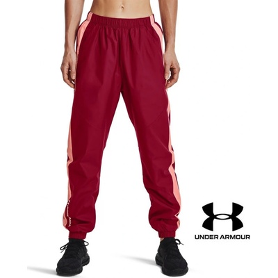 Under Armour dámské sportovní kalhoty maroon