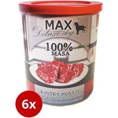 Sokol Falco Max Deluxe Dog Adult kocky hovädzej svaloviny s chrupavkou 6 x 400 g
