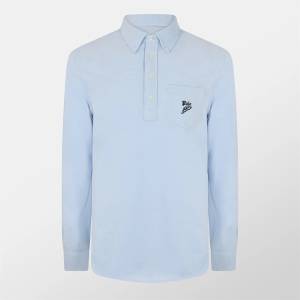 Ralph Lauren Риза с дълъг ръкав Polo Ralph Lauren Men's Embroidered Logo Chest Pocket Long Sleeve Shirt - Chambray Blue