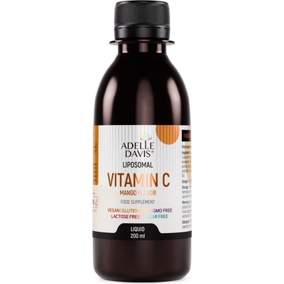 Adelle Davis Lipozomálny vitamín C s rakytníkom príchuť mango 200 ml