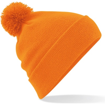 Beechfield Unisex čepice s bambulí B426 Orange