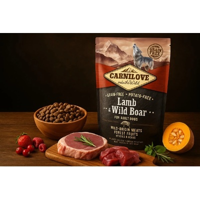 Carnilove Lamb & Wild Boar for Adult Dogs 4 kg