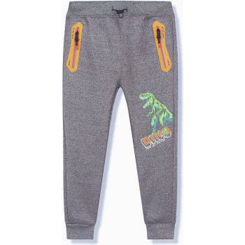 KUGO Chlapčenské softshellové tepláky LK5983 šedá