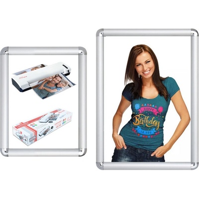 CLASSIC Kliprám s kulatými rohy 25 mm A2 59,4 x 42 cm – Hledejceny.cz