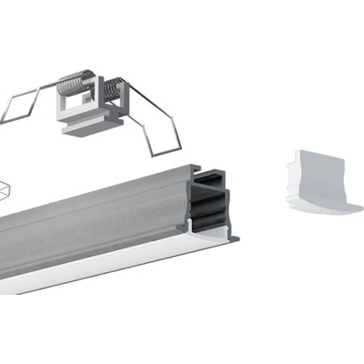 SJ-Tec SJ-ALP2520 Hliníkový profil černý matný 1 m