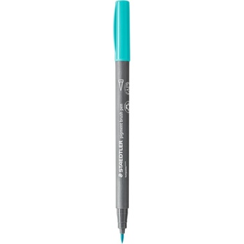 STAEDTLER Флумастер Staedtler Pigment Brush 371, тюркоаз 35 (31656-А-ТЮРКОАЗ)