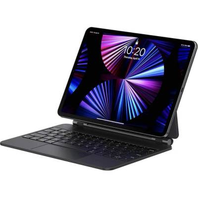 Baseus Brilliance Wireless Touchpad Keyboard Case (ARJK000213) - полиуретанов калъф, клавиатура, тракпад и поставка за iPad Pro 11 M1 (2021), iPad Pro 11 (2020), iPad Pro 11 (2018), iPad Air 5 (2022),