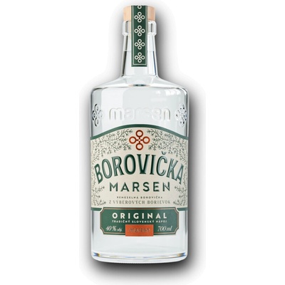Marsen Borovička 40% 0,7 l (čistá fľaša)