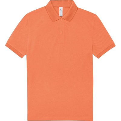 B&C My Polo 210 Piqué polo tričko oranžové amalfi coral