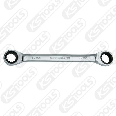 KS Tools Ráčna-dvojitý očkový klíč 503.4504