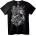 NOONEBRAND Тениска Сливане на черепи - S, Black