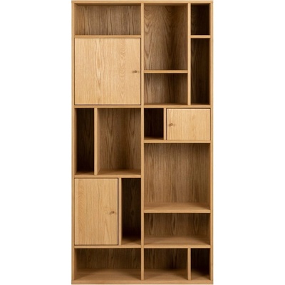 Knižnica v dekore duba v prírodnej farbe 90x180 cm Rangoon – Actona