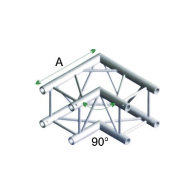 Showtec FQ30-003 Corner 90 Degrees Incl. Connectors