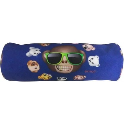 Сандик Ученически несесер - цилиндър Emoji син 107923