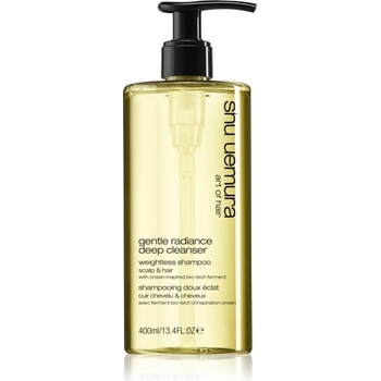 shu uemura Deep Cleanser Gentle Radiance нежен почистващ шампоан за здрава и красива коса 400ml