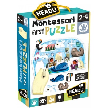 Image 1 of Headu Образователен пъзел Headu Montessori - Полюси (HMU24711)