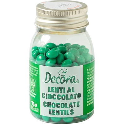 Decora Čokoládové lentilky zelené 80 g