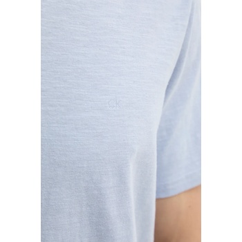 Calvin Klein Тениска с яка с лен Calvin Klein (K10K114136)