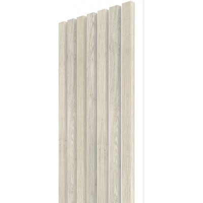 Wall Concept akustický panel Moonlight, biely filc + MDF, 2750 x 285 x 21 mm 0,78m²