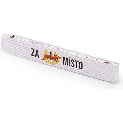 Metrie Block 52 Skládací metr s potiskem Za 1. místo 2 m