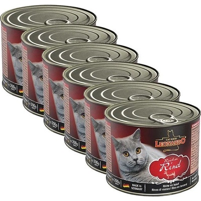 Leonardo Cat hovädzie 6 x 200 g