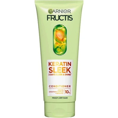 Garnier Fructis Keratin Sleek Балсам за суха коса, 200 ml