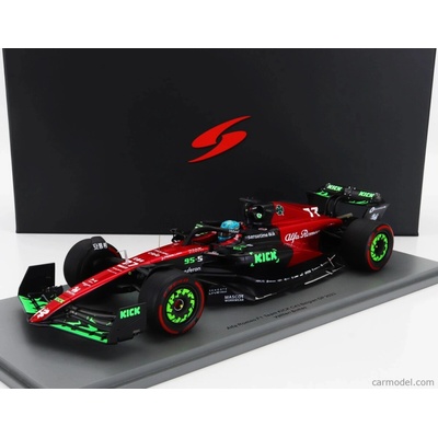 Spark-model Alfa romeo F1 C43 Team Orlen N 77 Belgium Gp 2023 Valtteri Bottas Černá Červená 1:18