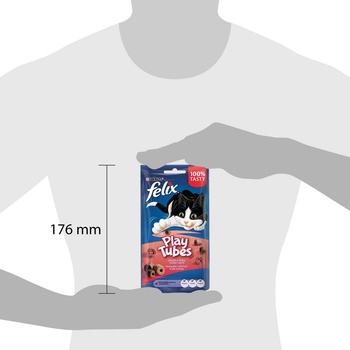 Felix Play Tubes morka a šunka 50 g
