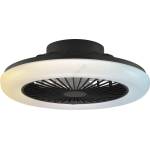Brilliant - димируемо LED таванно осветително тяло с вентилатор MONTERO LED/20W/230V черно + дистанционно управление (BI0402)