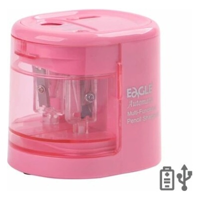 Struhadlo elektrické EAGLE EG-5161 USB, dva otvory - růžová