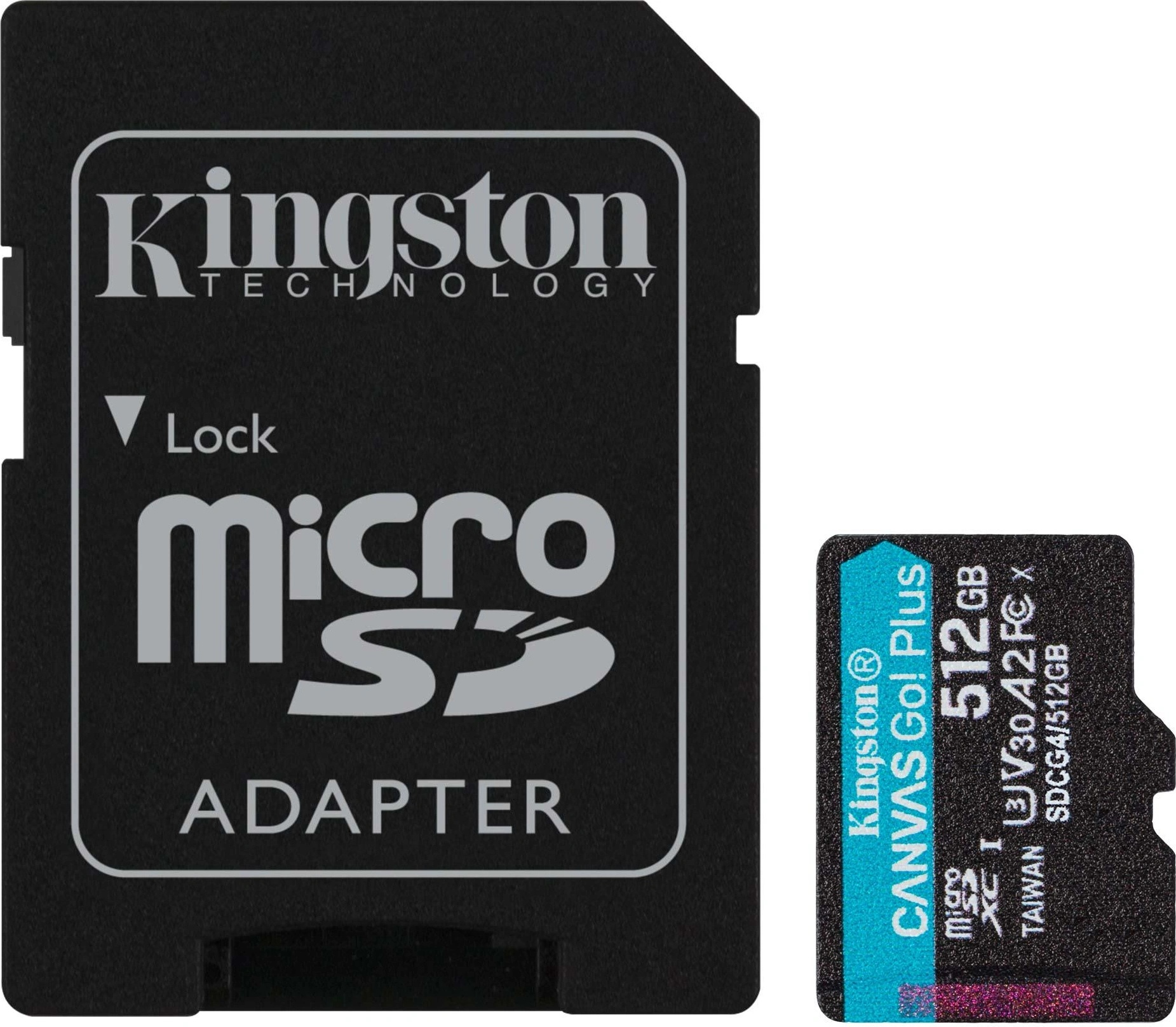 Kingston microSDXC Canvas Go Plus 512GB A2/U3/V30 SDCG4/512GB