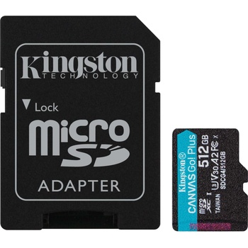 Image 1 of Kingston microSDXC Canvas Go Plus 512GB A2/U3/V30 SDCG4/512GB
