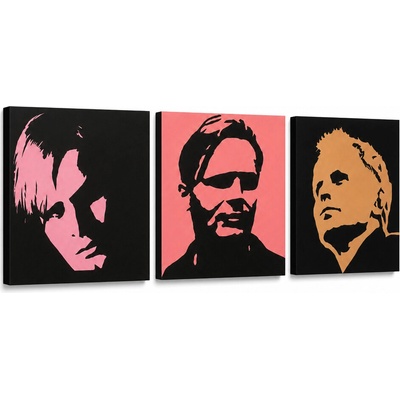 Ručne maľovaný POP Art obraz Herbert Grônemeyer - 120x40 cm