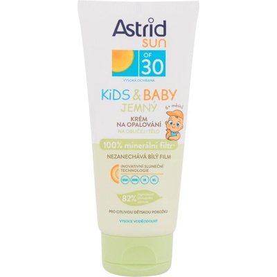 Astrid Sun Kids & Baby Soft Face and Body Cream от Astrid за Деца Слънцезащитен лосион за тяло 100мл