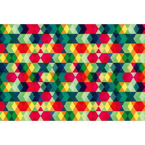 DIMEX ART Флизелинов фототапет цветни триъгълници 375 x 250 см