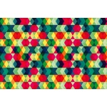 DIMEX ART Флизелинов фототапет цветни триъгълници 375 x 250 см