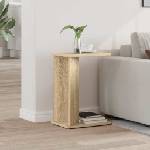 vidaXL Крайна масичка Сонома дъб 35 x 25 x 50 см Инженерна дървесина (891186)