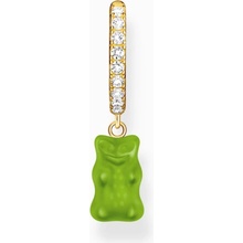 Thomas Sabo x Haribo kusová náušnica Green goldbear CR726-414-6