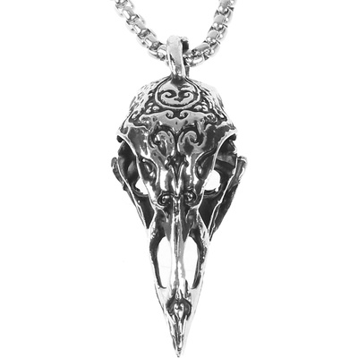 FALON чокър Raven Skull - PSY1085