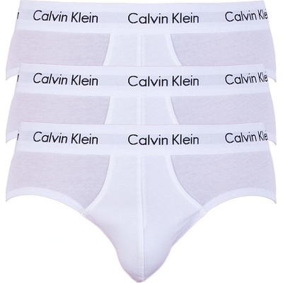 Calvin Klein slipy Hip Brief bílé 3Pack