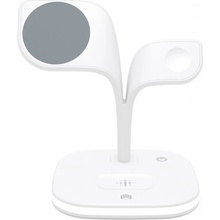Bomba UD22 5v1 Dizajnová stolná Qi nabíjačka pre Apple s LED svetlom ud22/white