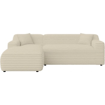 ROPEZ Бежов ъглов диван от рипсено кадифе (ляв ъгъл) Martin - Ropez (Martin Narożnik L - Lewa OT tk. Vito 29 Standard)